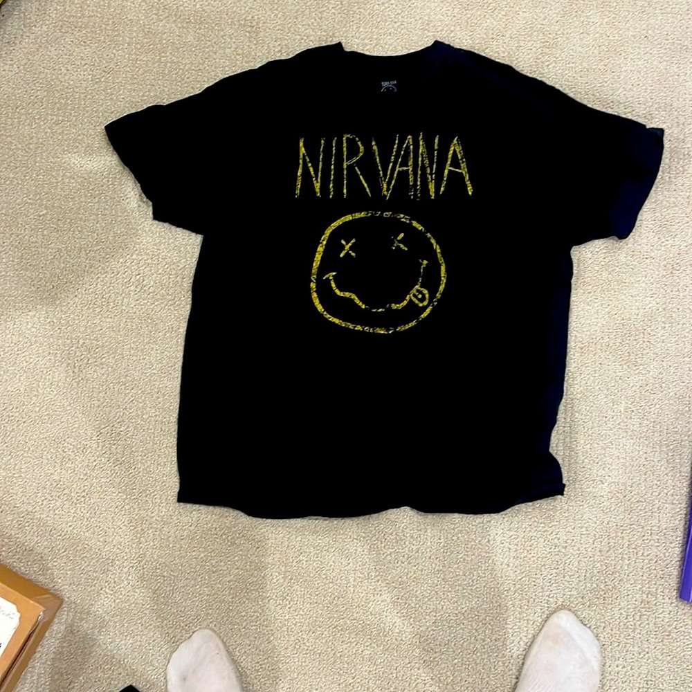 Black Nirvana Shirt Size XL
